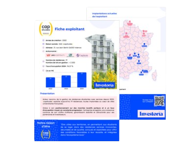 Fiche exploitant - programme résidence étudiante Villeneuve d'Ascq